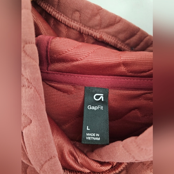 GapFit Quilted Hoodie - Large NWT - Picture 6 of 6